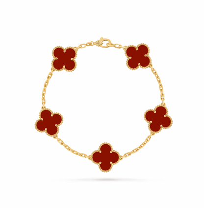 Vintage Alhambra bracelet, 5 motifs