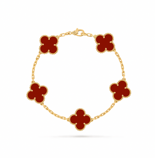 Vintage Alhambra bracelet, 5 motifs