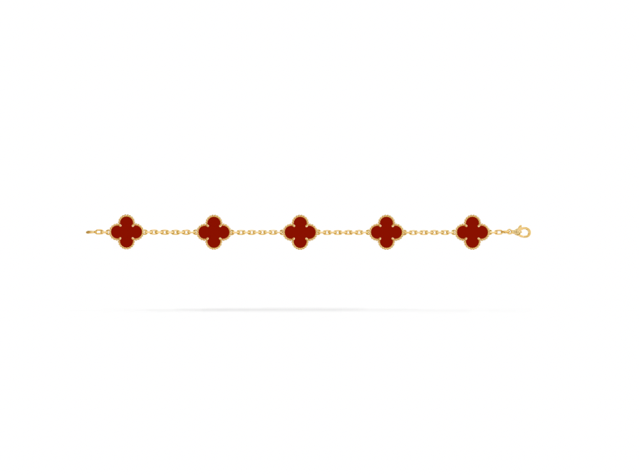 Vintage Alhambra bracelet, 5 motifs