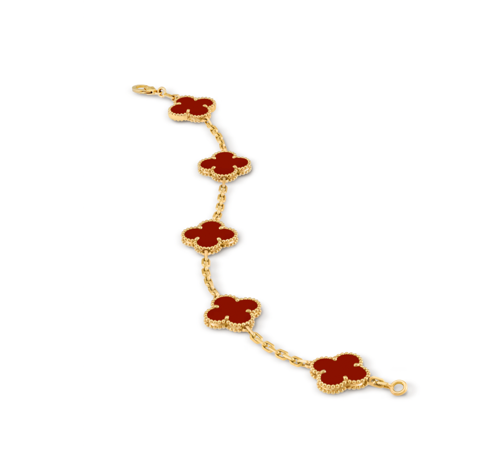 Vintage Alhambra bracelet, 5 motifs