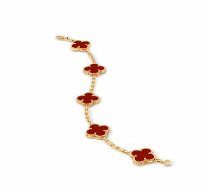 Vintage Alhambra bracelet, 5 motifs