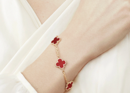Vintage Alhambra bracelet, 5 motifs