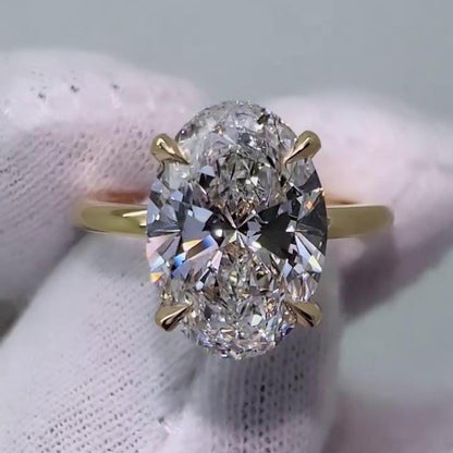 2.70tcw Lab Diamond Engagement Ring | 1.50ct Round Center | IGI | Triple Pavé Halo Style