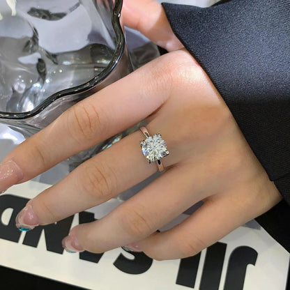 2.60ct Round Lab Grown Diamond Halo Engagement Ring | IGI Certified | Custom Gold & Platinum