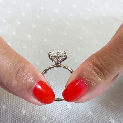 2.60ctw Round Lab Grown Diamond Engagement Ring | IGI Certified | Custom Gold & Platinum